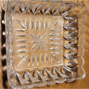 Vintage Indiana Glass;| Depression Glass | Beautiful Vintage Square Serving Bowl